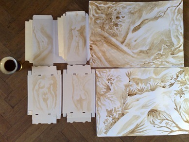 Picyuri facute cu cafea