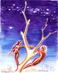 Creanga de aur desen inspirat din romanul lui Mihail Sadoveanu