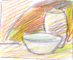 Natura statica desen de Cojocaru