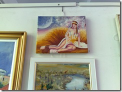 Tabloul in ulei pe panza Rapirea Persefonei la salonul de toamna din Herastrau organizat de AAPB