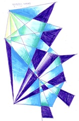 Desen abstract gen Kandinsky