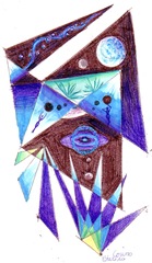 Desen in stilul lui Kandinsky