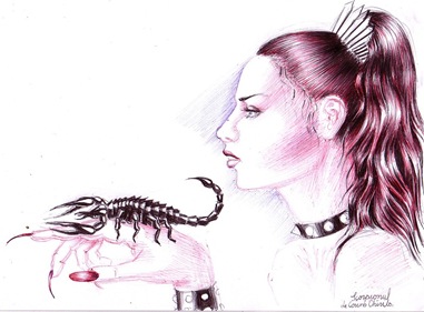 Hera si scorpionul trimis sa-l omnoare pe Orion - Zodiac inspirat din mitologia  greaca