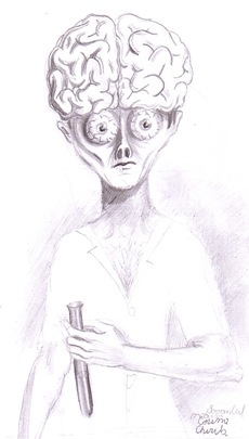 Savantul nebun sau portretul unui om de stiinta de geniu - The mad  brainiac scientist