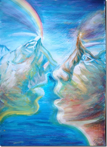 I follow rivers painting