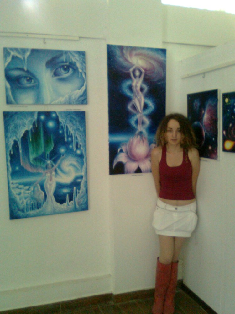 Arta moderna artistiti contemporani expozitie de pictura Herastrau tablouri de artista Corina Chirila picturi suprarealiste ulei pe panza