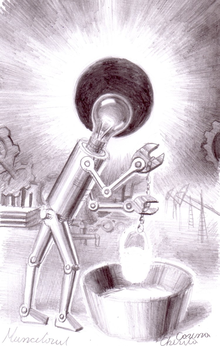 Muncitorul sau un om al muncii si soarele lui eclipsat