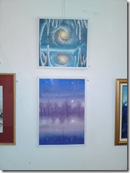 Planeta inghetata si un peisaj de iarna la salonul de iarna din Herastrau