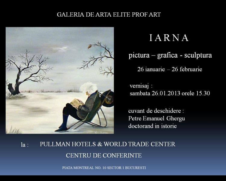 INVITATIE-2 expozitie de tablouri de Iarna