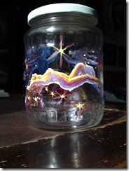 Borcan pictat cu oja