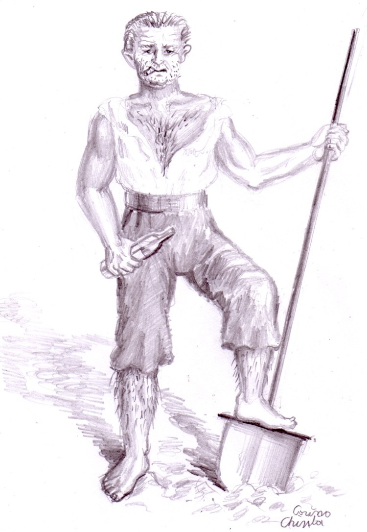 Ion, desen in creion inspirat din eomanul lui Liviu Rebreanu