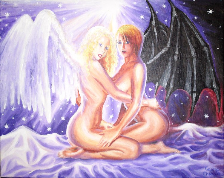 Inger si demon, pictura