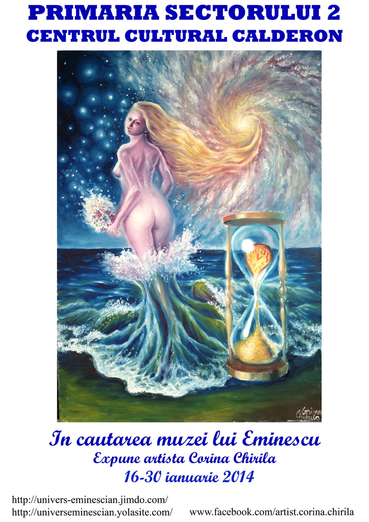 Afis expozitie In cautarea Muzei Lui Eminescu