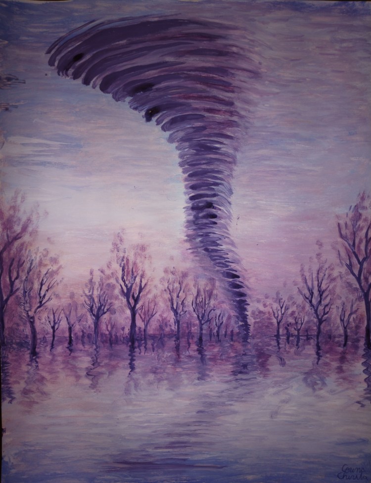 Tornada pictura - tornado painting