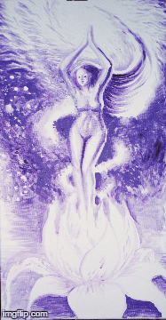 Fata din vis sau un ideal de feminitate, pictura acrilice pe panza