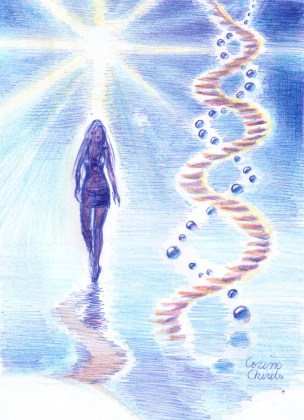 Melancolie, desen inspirat din poezia lui Tudor Arghezi