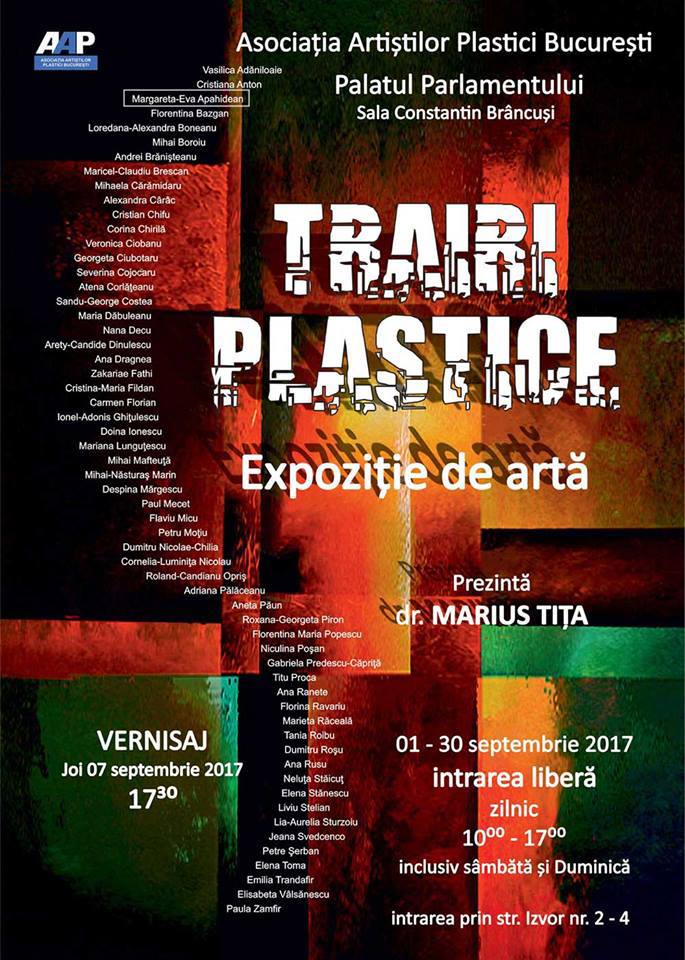 Afis trairi plastice palatul parlamentului