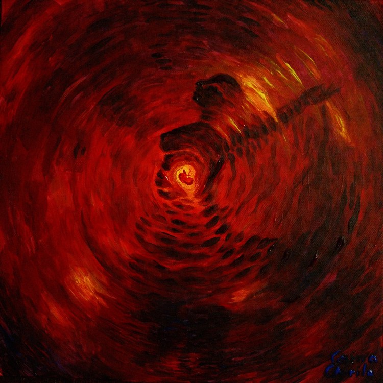 pregnancy painting - femeie insarcinata pictura