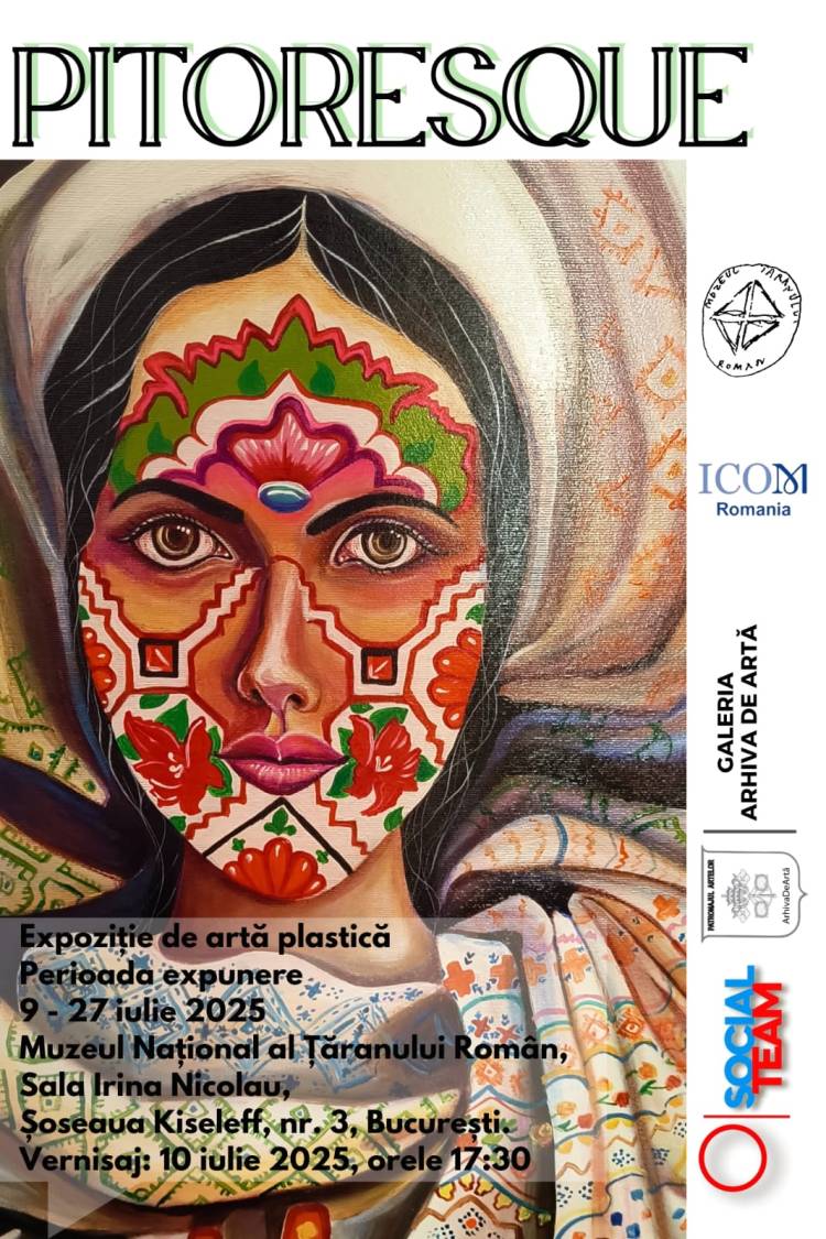 Afis expozitie pitoresque, Muzeul taranului roman